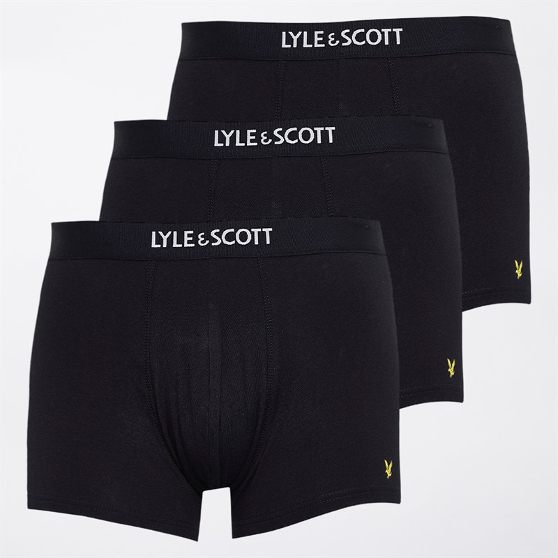 Lyle And Scott Vintage Herren Devon 3er-Pack Slips Schwarz