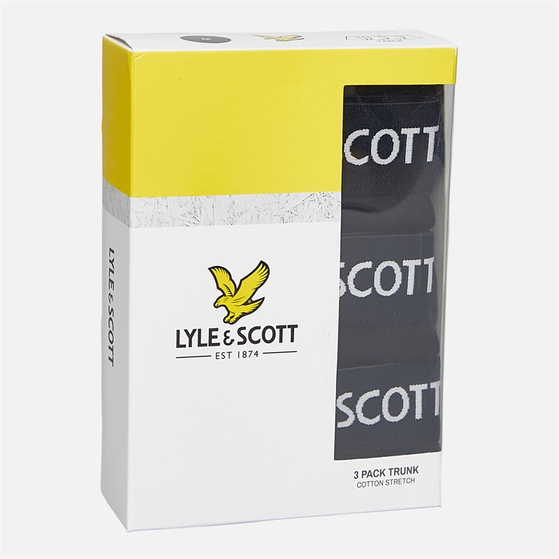 Lyle And Scott Vintage Herren Devon 3er-Pack Slips Schwarz