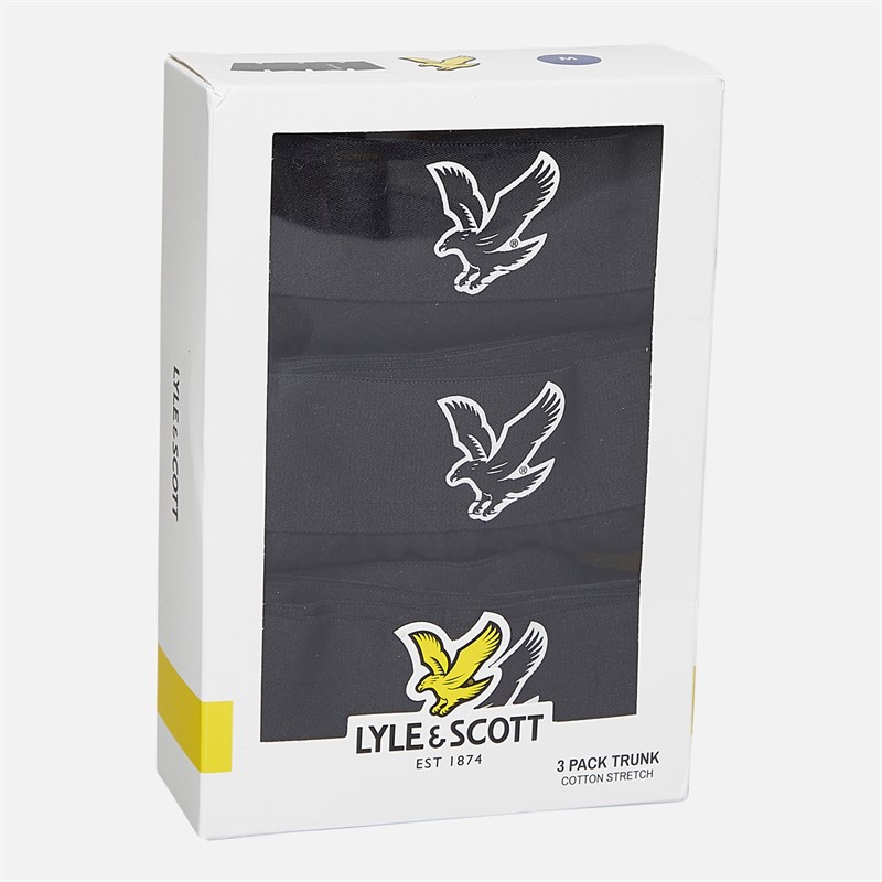 Lyle And Scott Vintage Herren Jonathan 3er-Pack Slips Schwarz