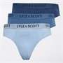 Lyle And Scott Vintage Herren Owen Drei Pack Slips Blau Horizon/Chambray Blau/Dunkel Denim