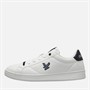 Lyle And Scott Vintage Mens Elgin Hole Trainers White/Black White Black