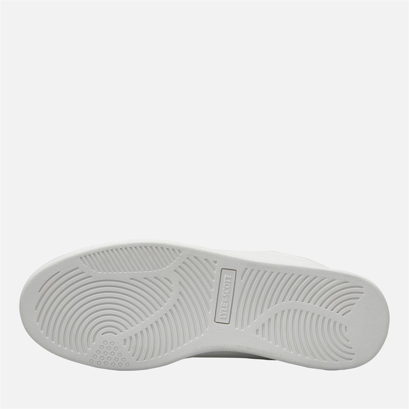 Lyle And Scott Vintage Mens Elgin Hole Trainers White/Black White Black