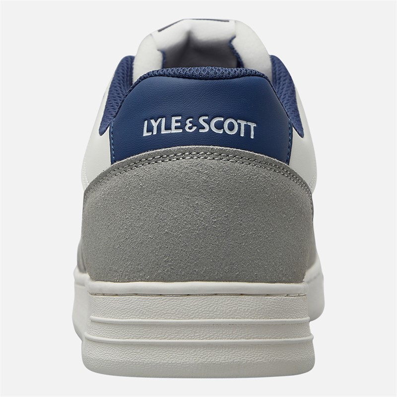 Lyle And Scott Vintage Mens Callum Trainers White Blue