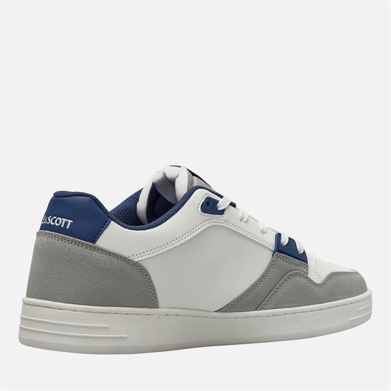 Lyle And Scott Vintage Mens Callum Trainers White Blue