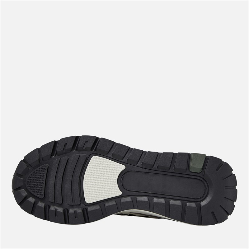 Lyle And Scott Vintage Mens Lennox Trainers White/Grey/Green