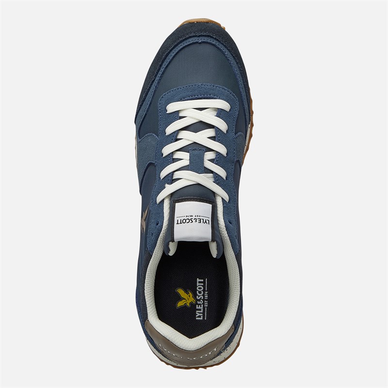 Lyle And Scott Vintage Mens Leno Trainers Blue