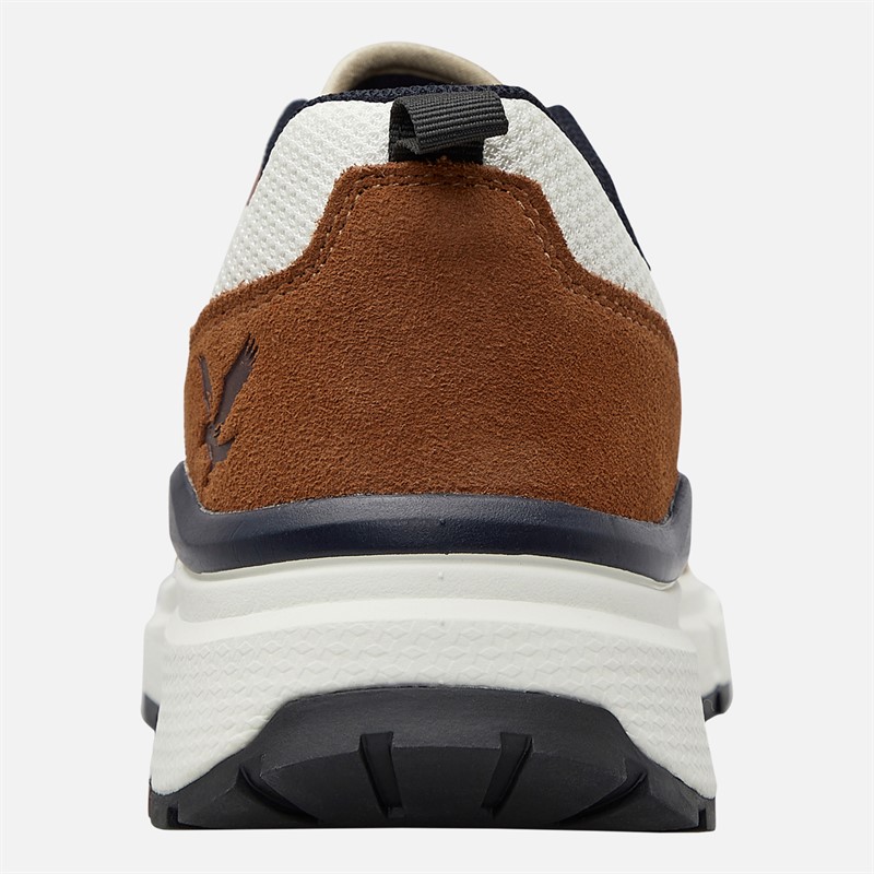 Lyle And Scott Vintage Mens Lennox Trainers White Beige