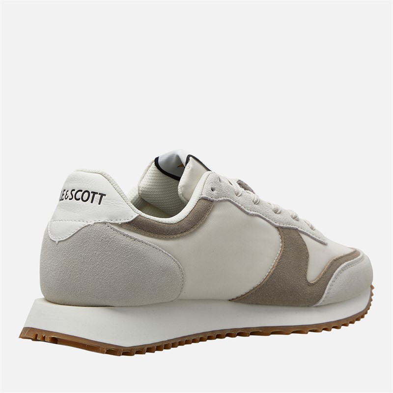 Lyle And Scott Vintage Mens Leno Trainers Lamb Earth