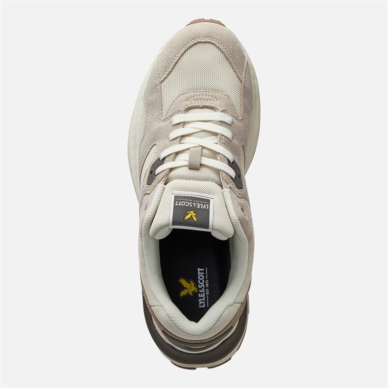 Lyle And Scott Vintage Mens Logan Trainers Beige