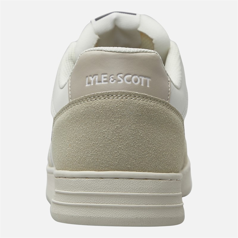 Lyle And Scott Vintage Mens Callum Trainers White Beige