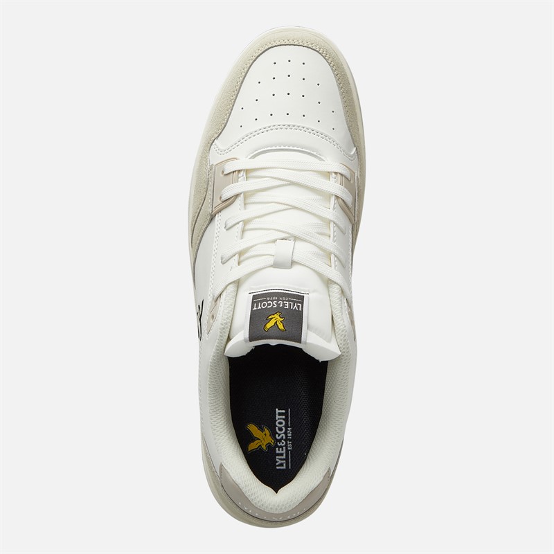 Lyle And Scott Vintage Mens Callum Trainers White Beige