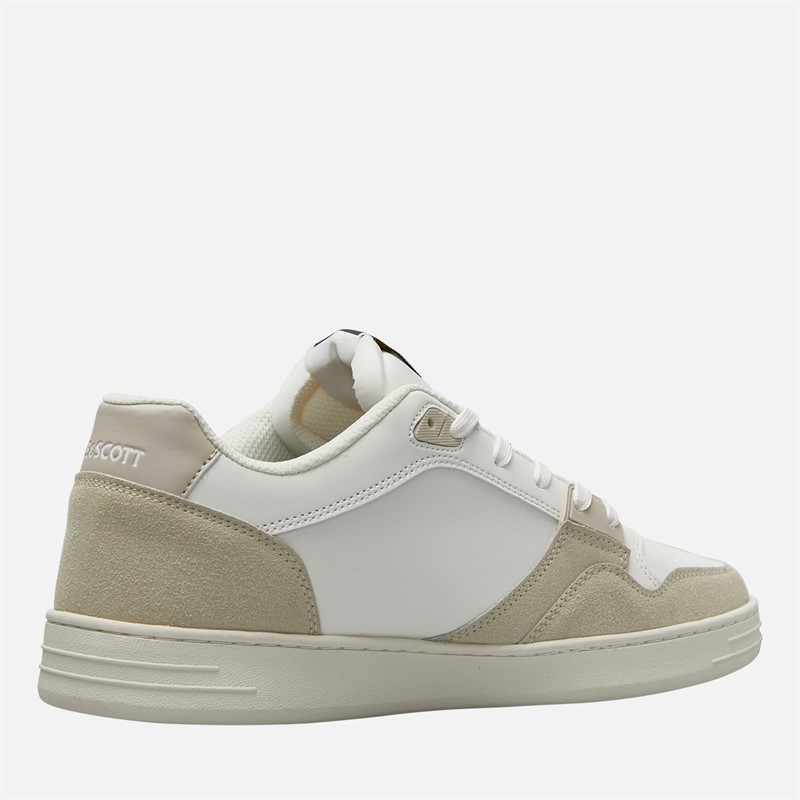 Lyle And Scott Vintage Mens Callum Trainers White Beige