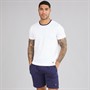 Lyle And Scott Vintage Herren Zephaniah T Shirt Und Shorts Lounge Set Bright White/Peacoat
