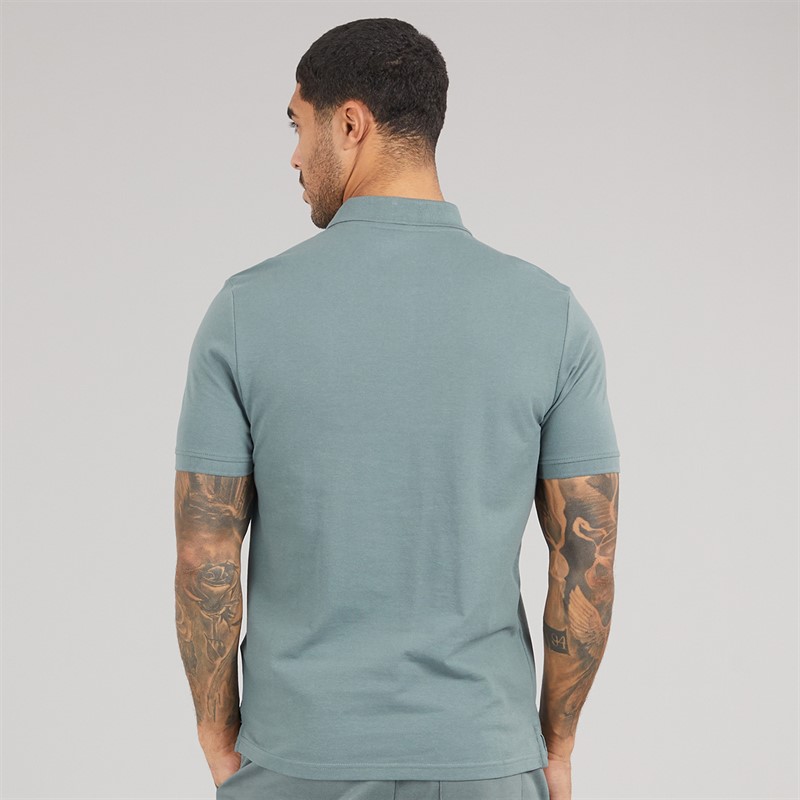 Lyle And Scott Vintage Mens Polo Shirt Green Mercurial