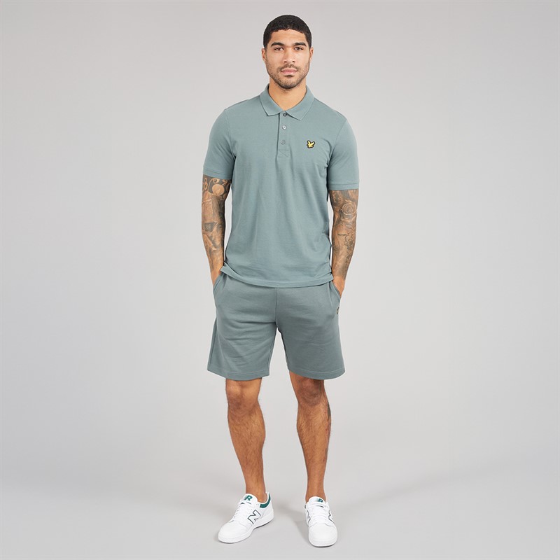 Lyle And Scott Vintage Mens Polo Shirt Green Mercurial