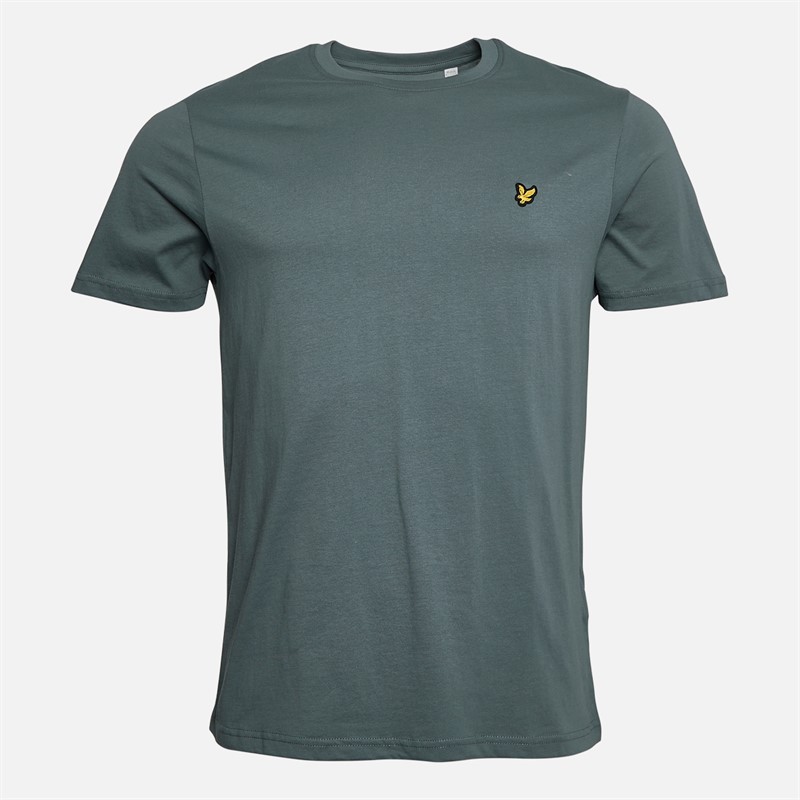 Lyle And Scott Vintage Mens Three Pack Lightweight T-Shirts Chalk/Cool Indigo/Green Mercurial