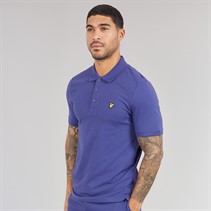 Lyle And Scott Vintage Mens Polo Shirt Deep Indigo