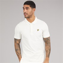 Lyle And Scott Vintage Mens Polo Shirt Chalk