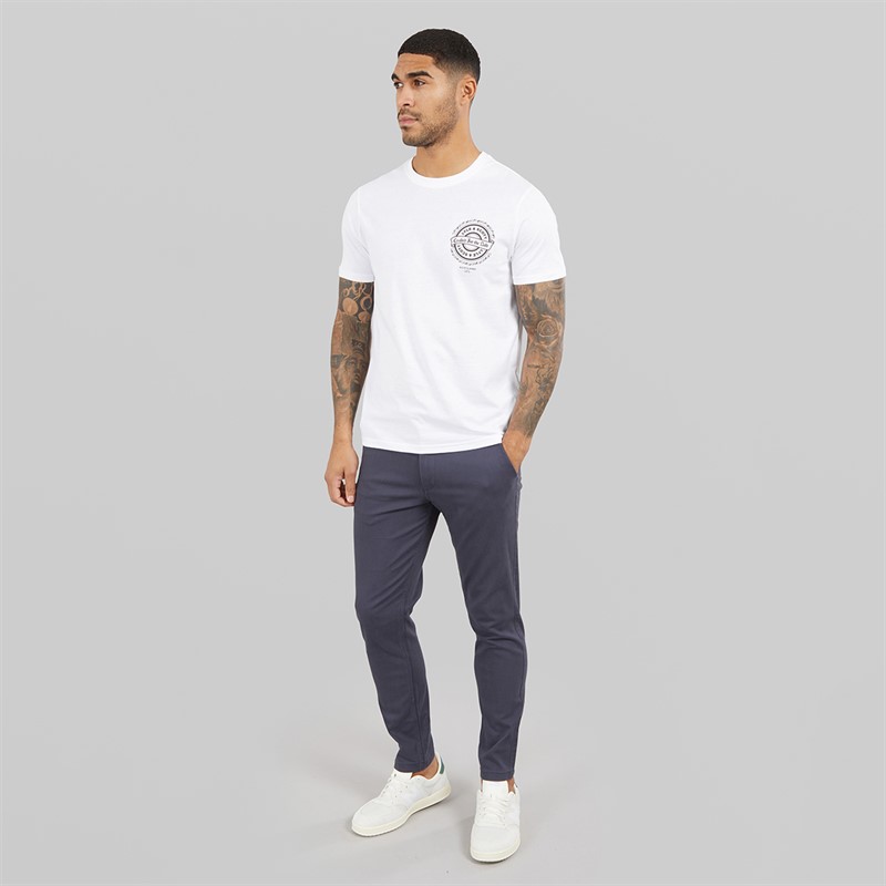 Lyle And Scott Vintage Mens Crafted For The Bold Graphic T-Shirt White