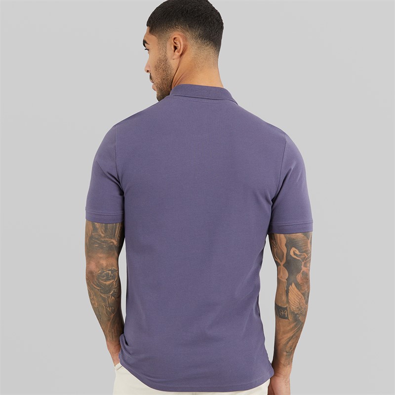 Lyle And Scott Vintage Mens Plain Polo Shirt Graystone