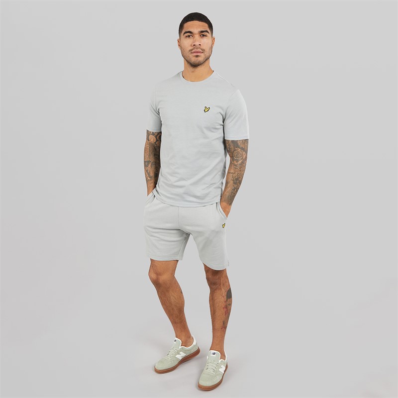 Lyle And Scott Vintage Mens Basic Sweat Shorts Cold Grey