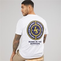 Lyle And Scott Vintage Mens Made In The Borders Graphic T-Shirt White