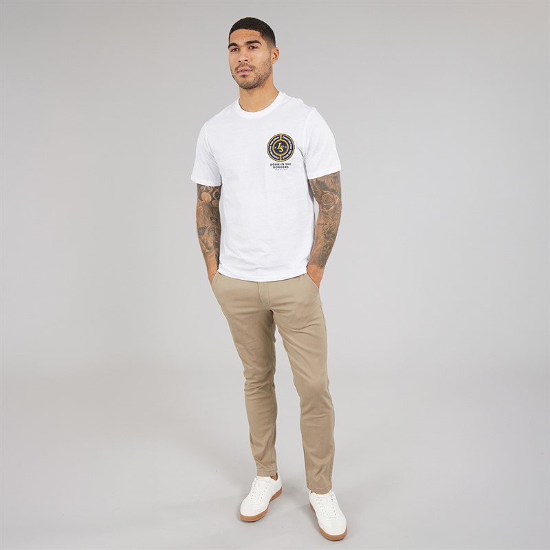 Lyle And Scott Vintage Mens Made In The Borders Graphic T-Shirt White