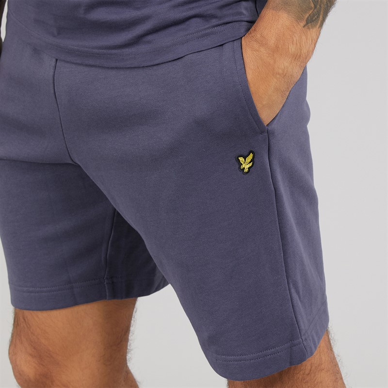 Lyle And Scott Vintage Mens Basic Sweat Shorts Graystone