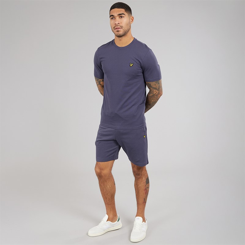 Lyle And Scott Vintage Mens Basic Sweat Shorts Graystone