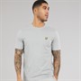 Lyle And Scott Vintage Mens Lightweight Seasonal Cotton T-Shirt Cold Grey