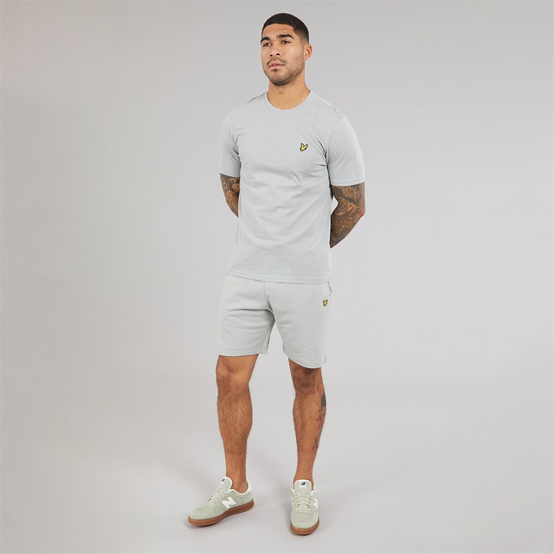 Lyle And Scott Vintage Mens Lightweight Seasonal Cotton T-Shirt Cold Grey