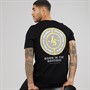 Lyle And Scott Vintage Mens Made In The Borders Graphic T-Shirt Jet Black