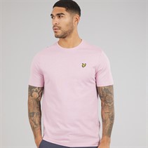 Lyle And Scott Vintage Mens Lightweight Seasonal Cotton T-Shirt Pink Light