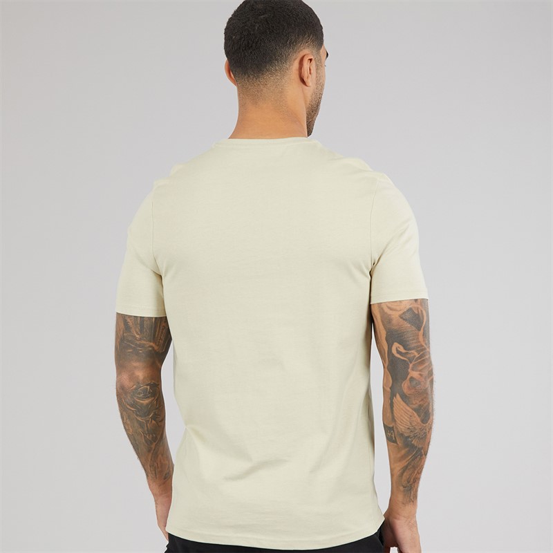 Lyle And Scott Vintage Mens Lightweight Seasonal Cotton T-Shirt Grey Taupe
