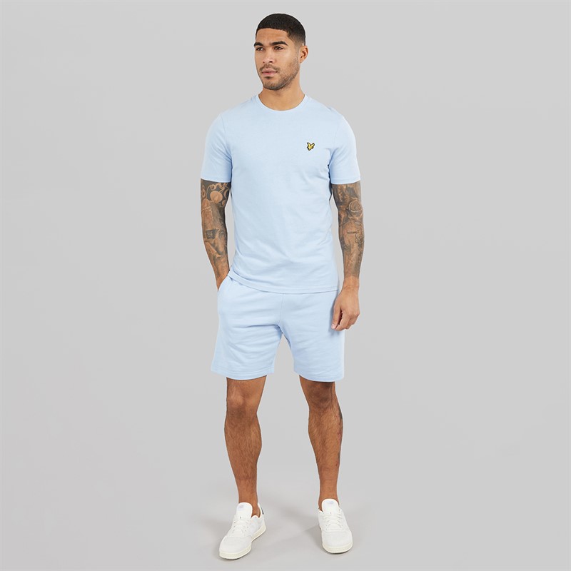 Lyle And Scott Vintage Mens Basic Sweat Shorts Light Blue