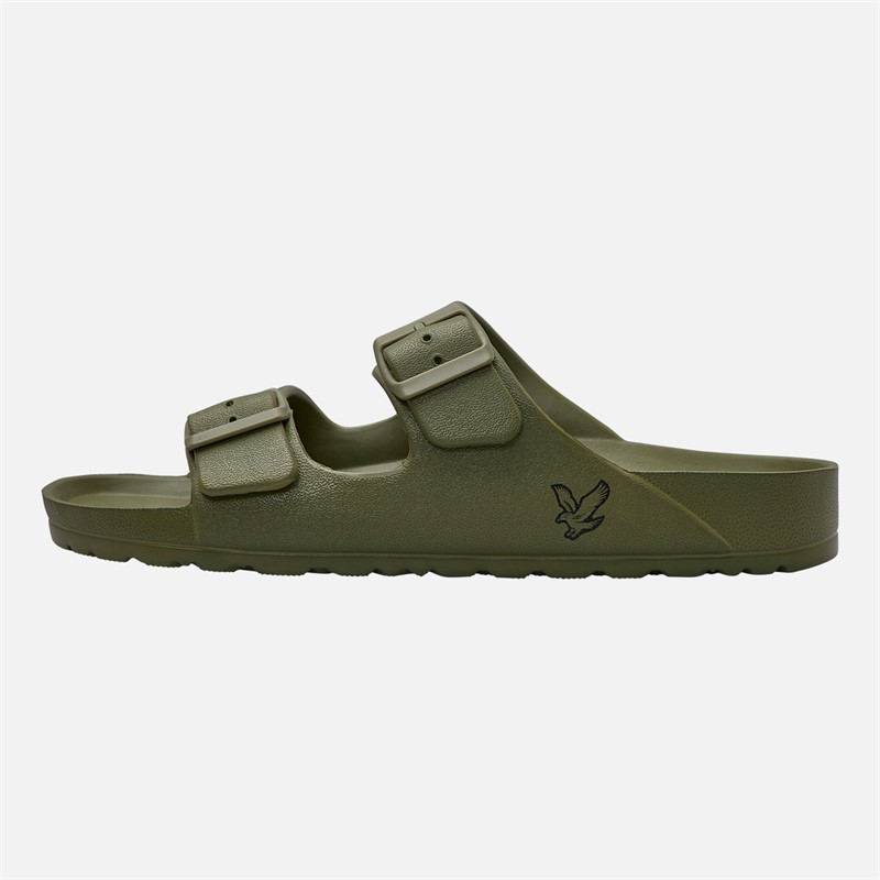 Lyle And Scott Vintage Sandales Eva Homme avec assise plantaire Skye Military