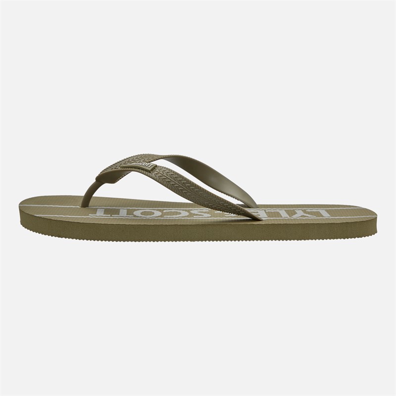 Lyle And Scott Vintage Tongs Homme sable Earth