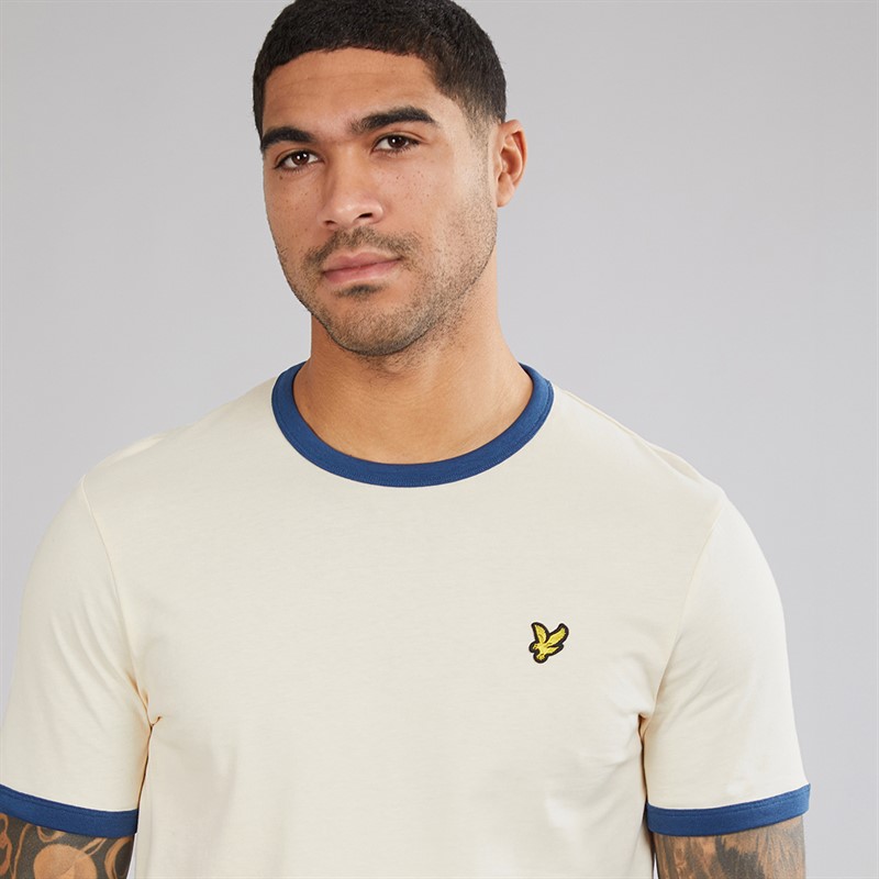 Lyle And Scott Vintage Herre Ring T-shirt X945 Drop Cloth/Sargasso Sea X945 Drop Cloth/ Sargasso Sea