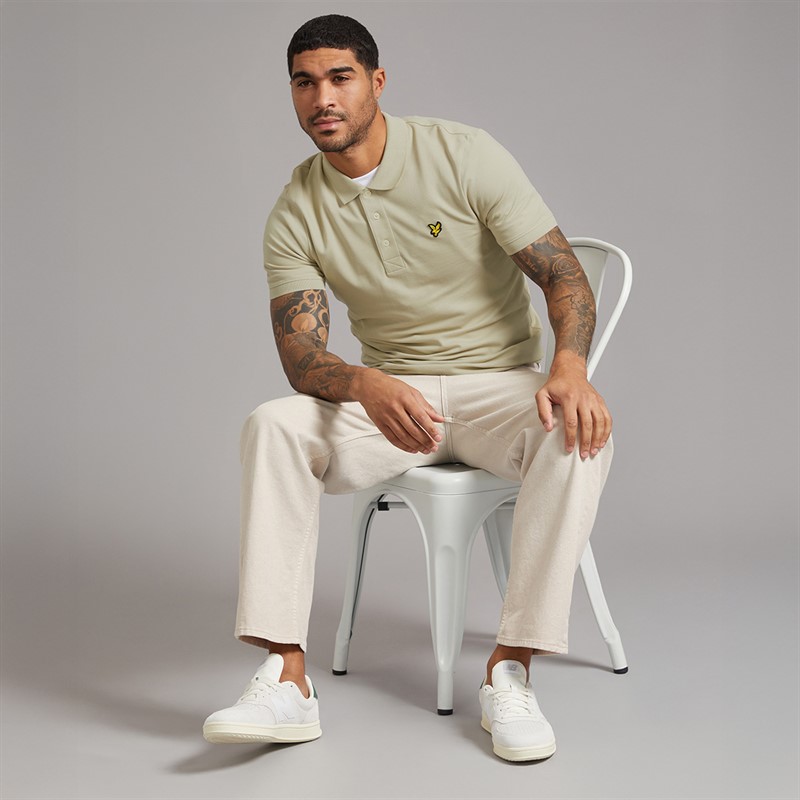 Lyle And Scott Vintage koszulka polo X865 dla niego kolor Grey ciemnoszary