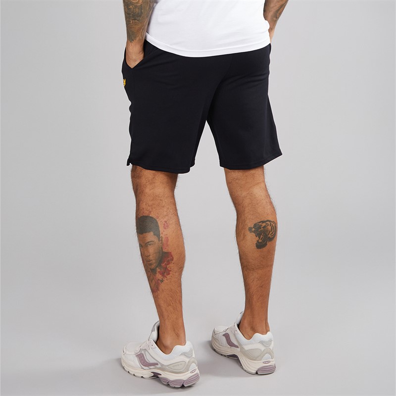 Lyle And Scott Vintage Herre Fleece Shorts Z865 Jet Black