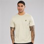 Lyle And Scott Vintage Herre Ensfarvet T-shirt X865 Grey Taupe