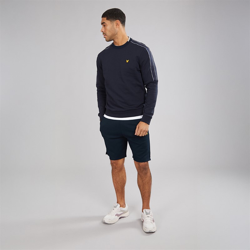 Lyle And Scott Vintage Herre Fleece Shorts Z271 Dark Navy