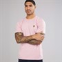Lyle And Scott Vintage Herre Ensfarvet T-shirt X574 Pink Light