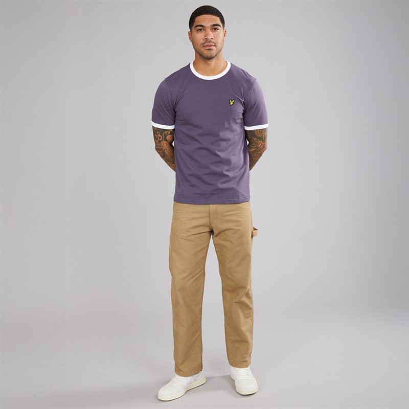 Lyle And Scott Vintage Herre T-shirt X944 Gråsten/Hvid X944 Graystone/ White