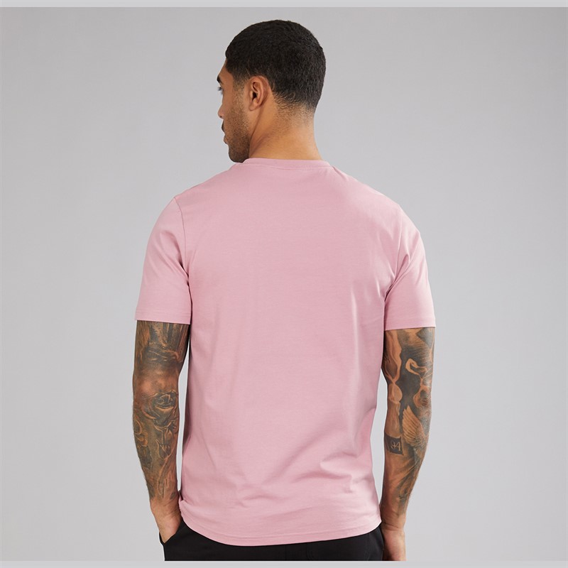 Lyle And Scott Vintage Herre Ensfarvet T-shirt X871 Garden Rose