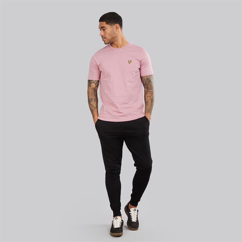 Lyle And Scott Vintage Herre Ensfarvet T-shirt X871 Garden Rose