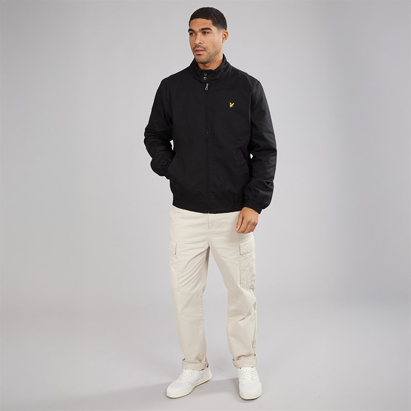 Lyle And Scott Vintage Mens Harrington Jacket Jet Black