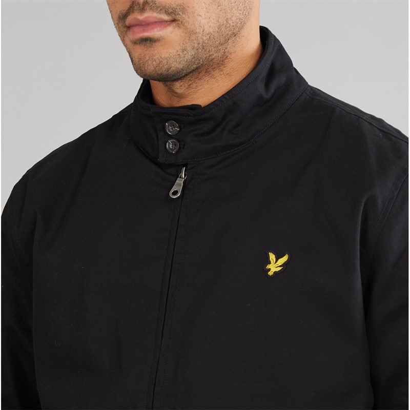 Lyle And Scott Vintage Mens Harrington Jacket Jet Black