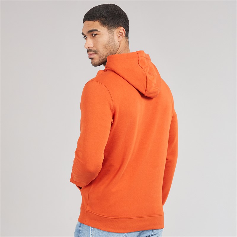 Lyle And Scott Vintage Mens Pullover Hoodie Tuscan Red