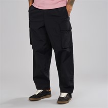 Lyle And Scott Vintage Mens Bellowed Pocket Cargo Pants Jet Black